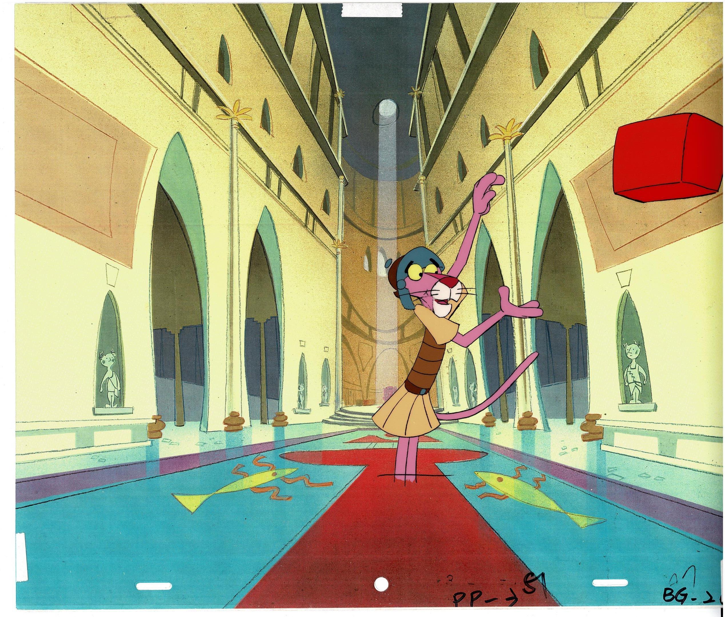 PINK PANTHER FRIZ FRELENG ANIMATION CELL | lupon.gov.ph