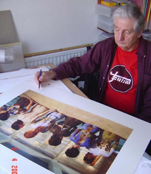 Storm Thorgerson Pink Floyd Back Catalogue Print Signed By Artist Storm Thorgerson