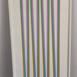 Bridget Riley Elongated Triangles